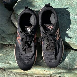 New Balance Black and Pink Athletic Shoes